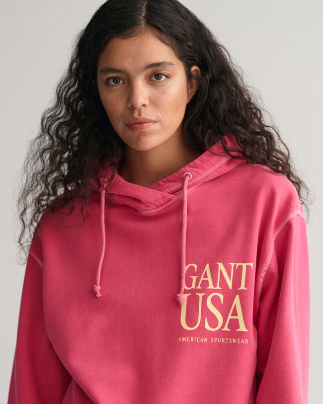 Sweat &agrave; capuche Sunfaded GANT USA