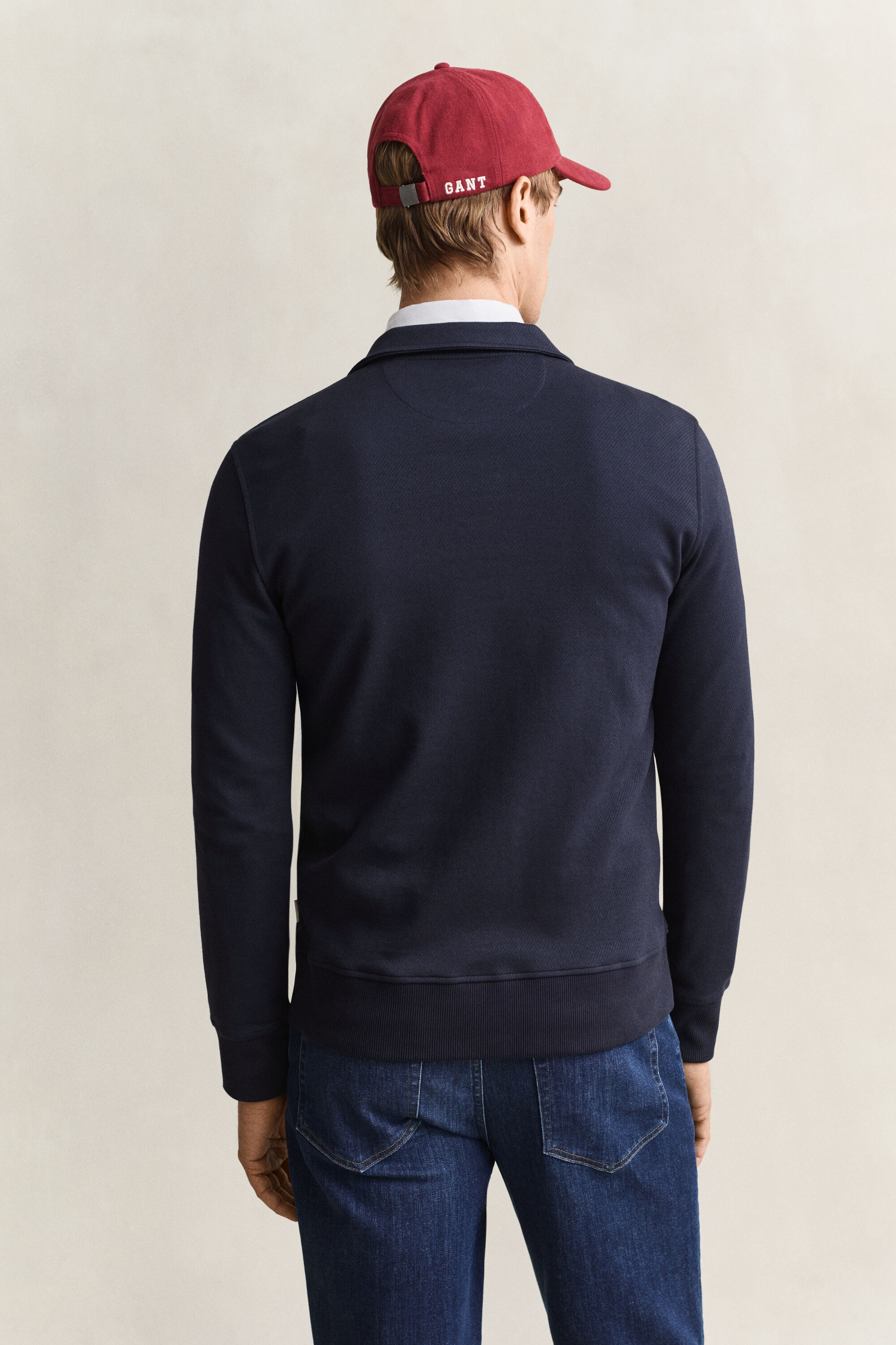Sweat-shirt à demi-zip