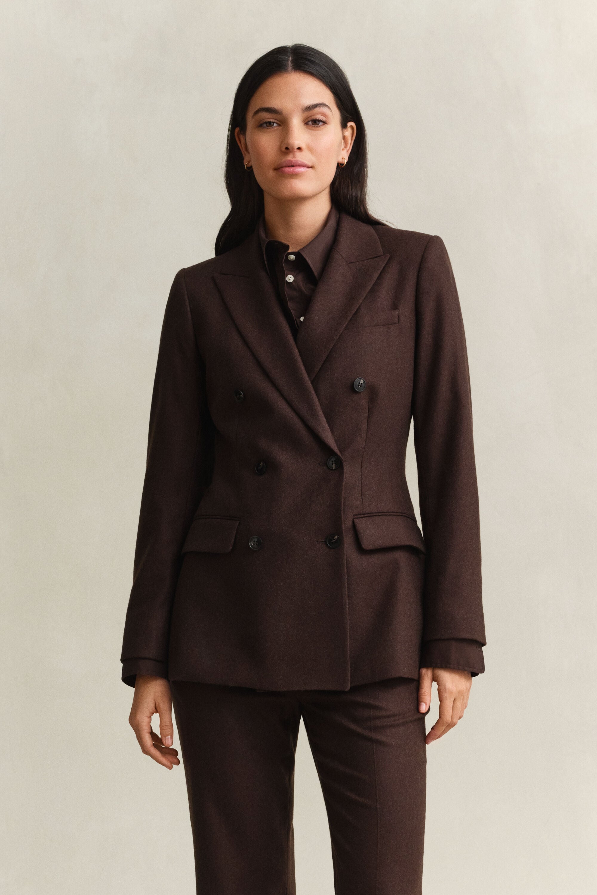 Veste blazer en flanelle