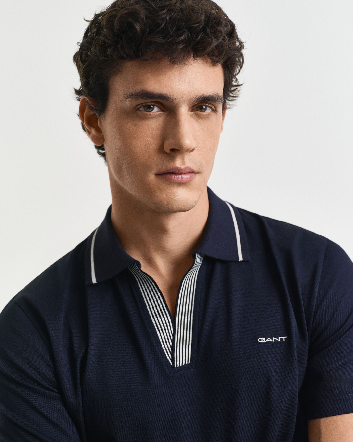 Polo avec liseré contrastant