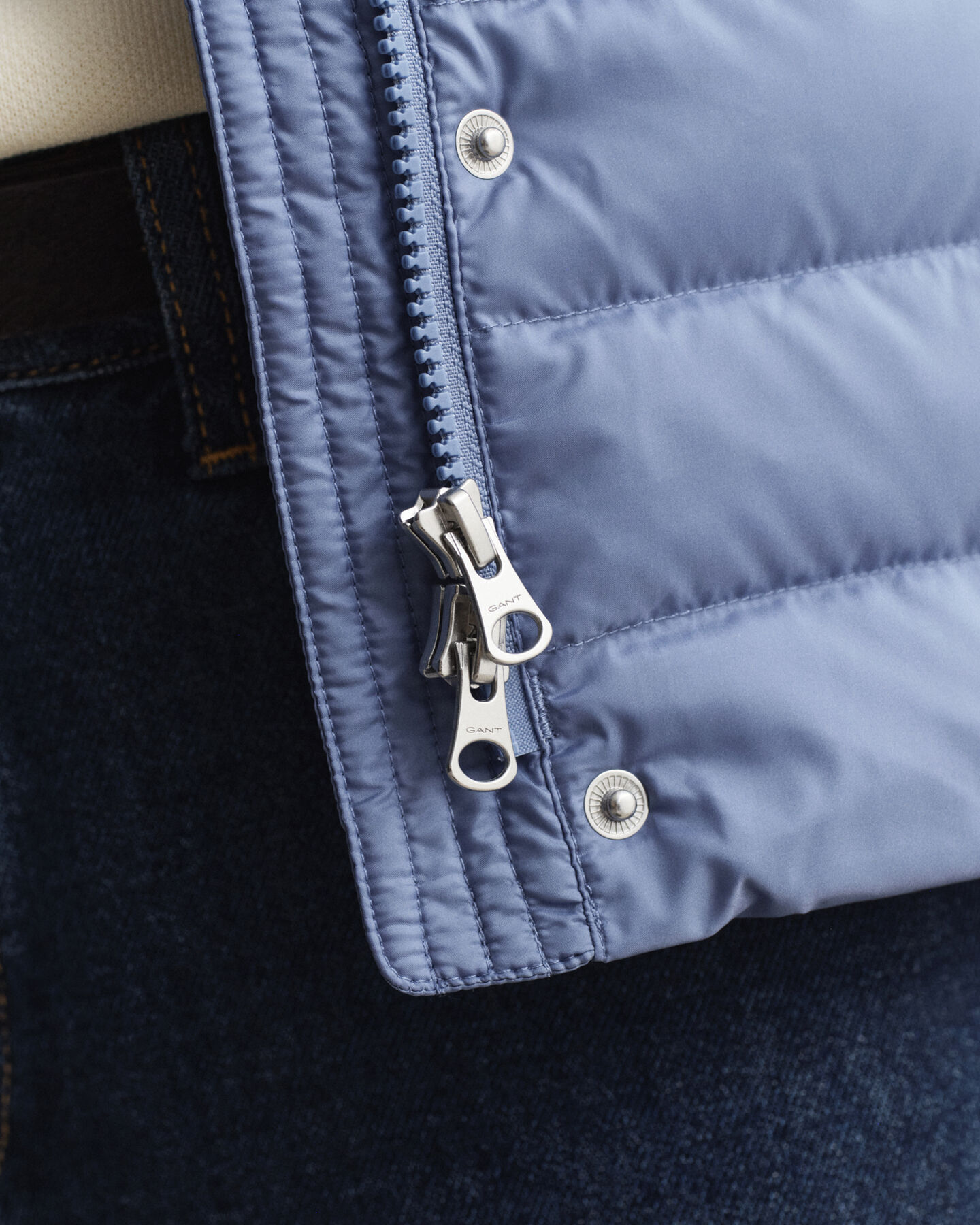 Doudoune sans manches légère en duvet