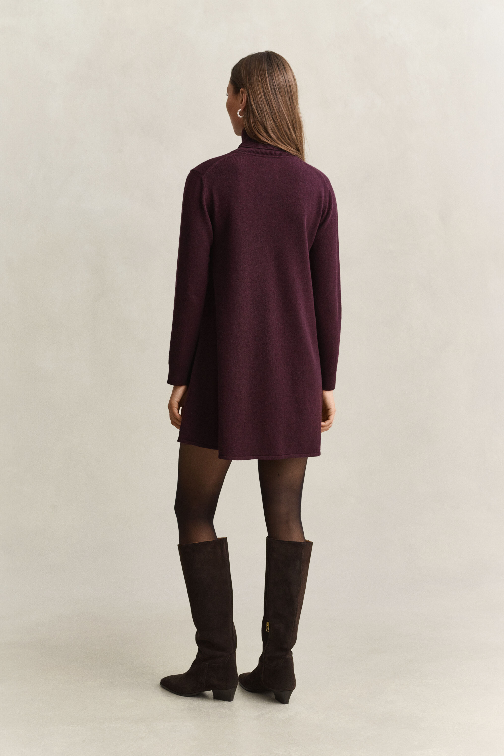 Robe en laine d'agneau ultrafine