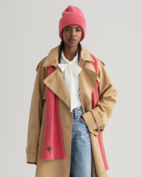 Écharpe en maille côtelée