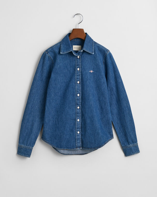 Chemise coupe regular en denim