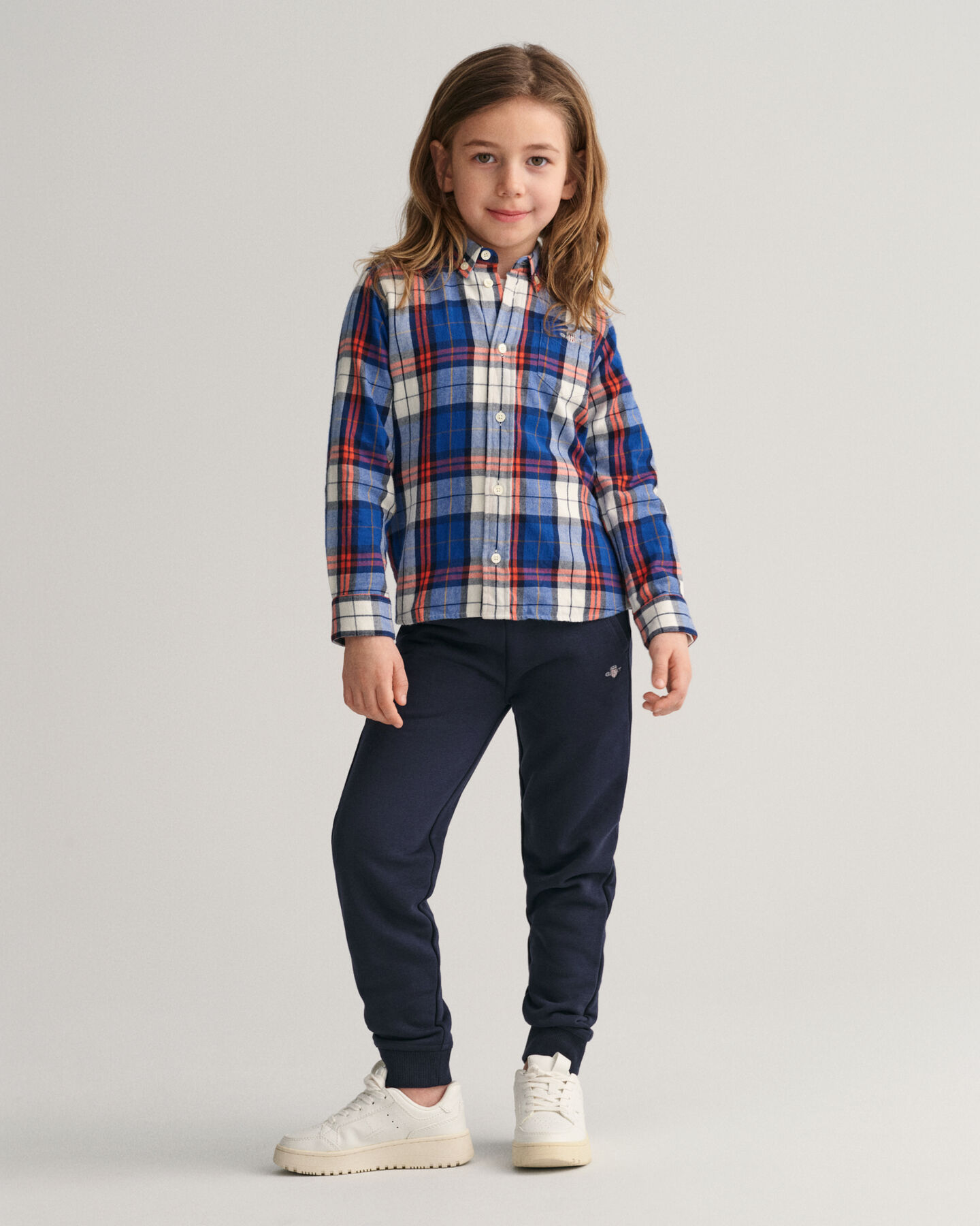 Chemise regular fit en flanelle à carreaux Kids