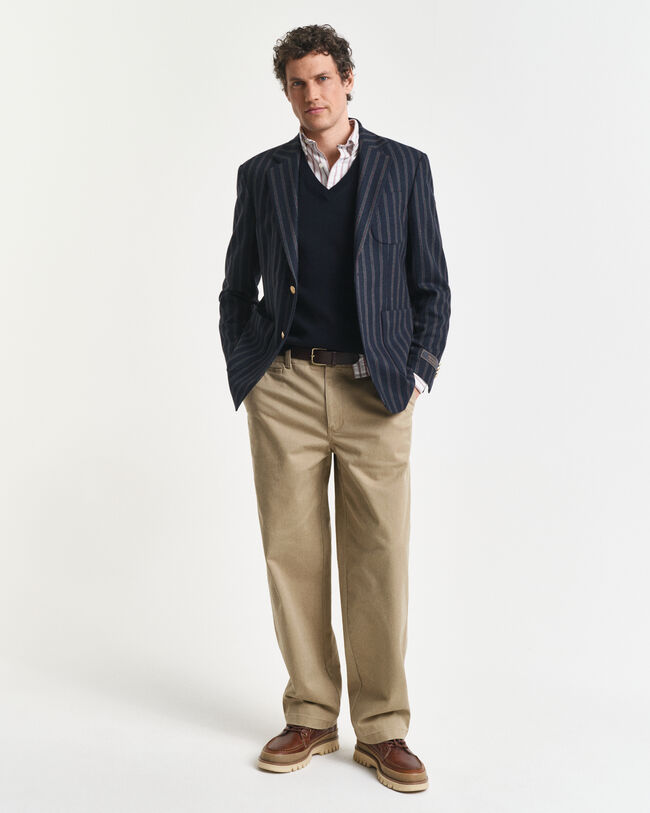 Pull sans manches en coton classique