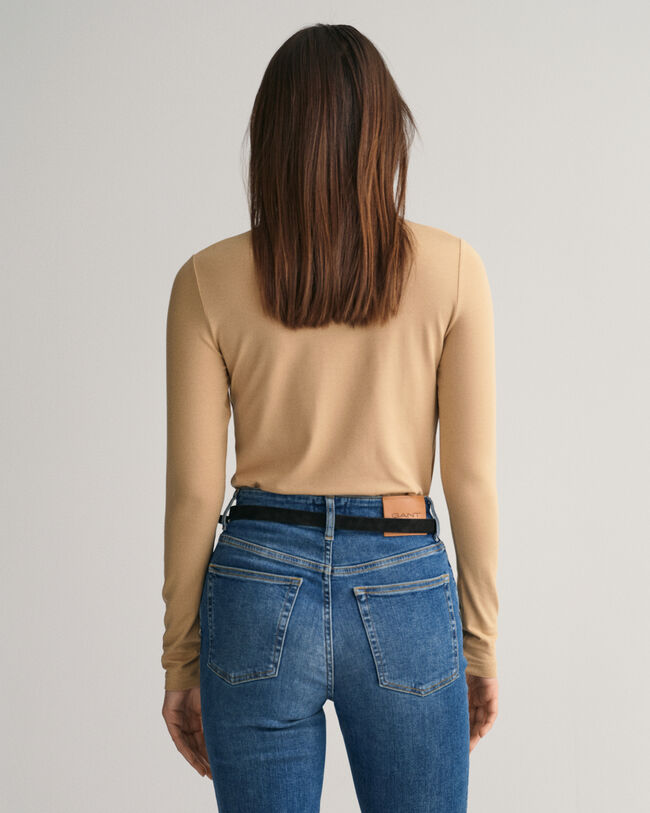 Haut col roulé à manches longues