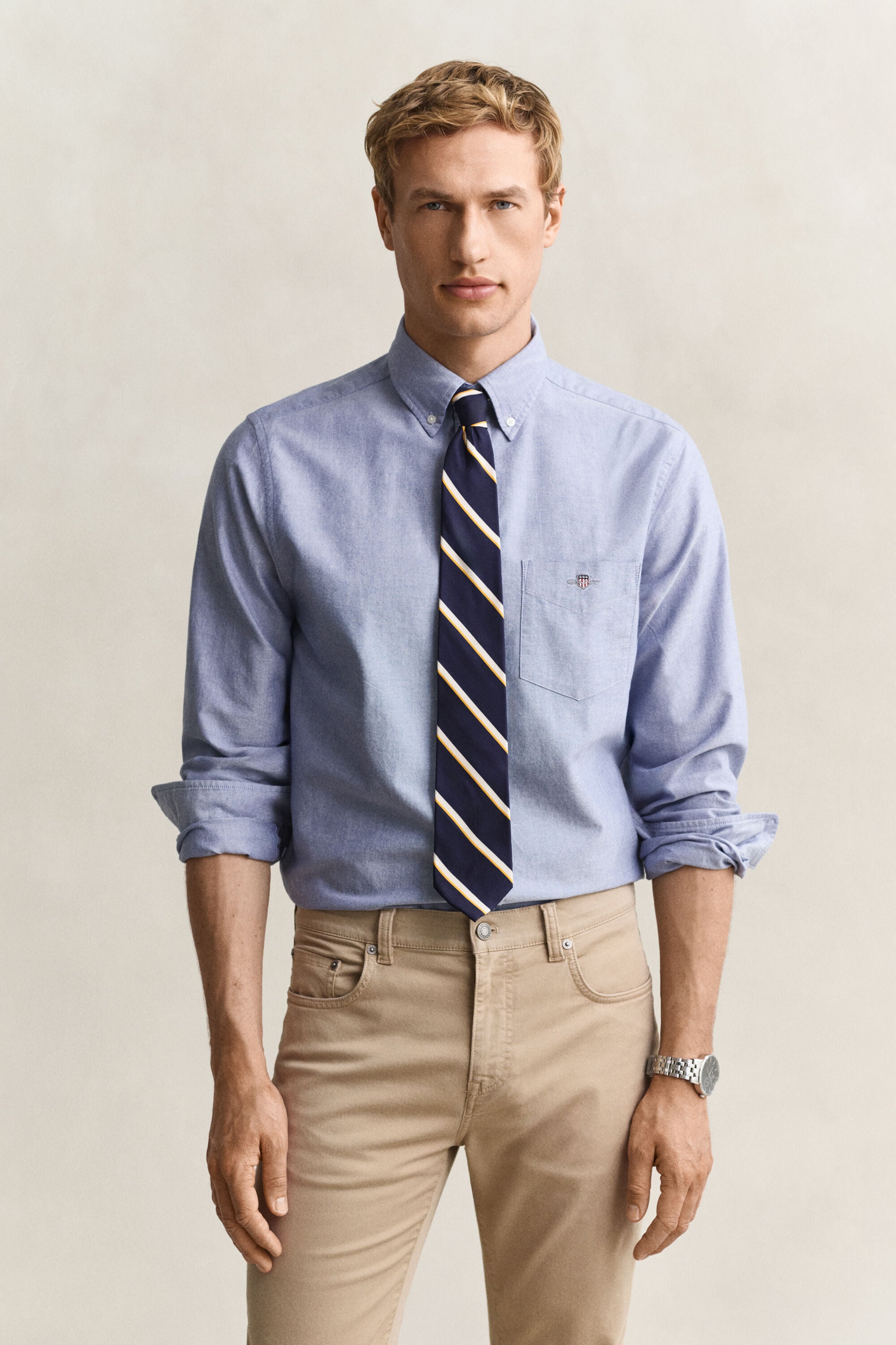 Chemise regular en coton Oxford classique