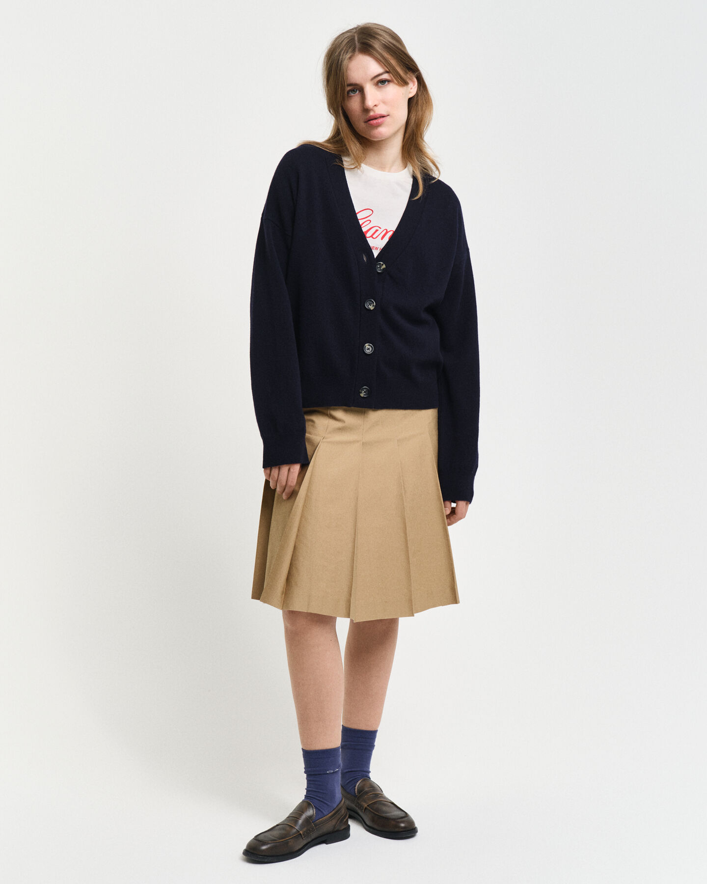 Cardigan en laine d'agneau ultrafine