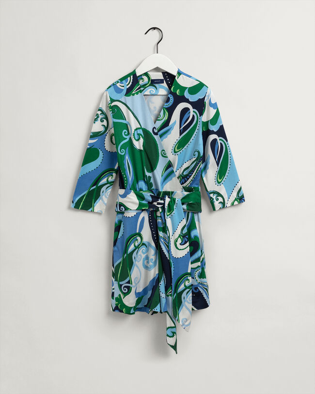 Combishort à motif cachemire