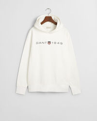 Sweat &agrave; capuche &agrave; logo imprim&eacute;