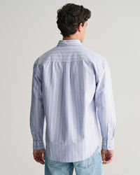 Chemise relaxed fit en coton Oxford Heritage à rayures
