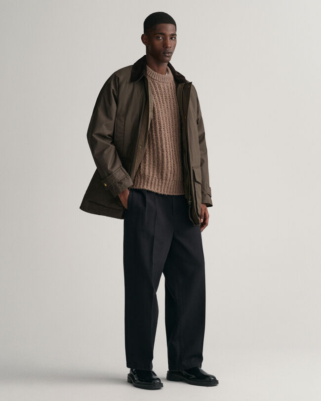 Veste en coton ciré