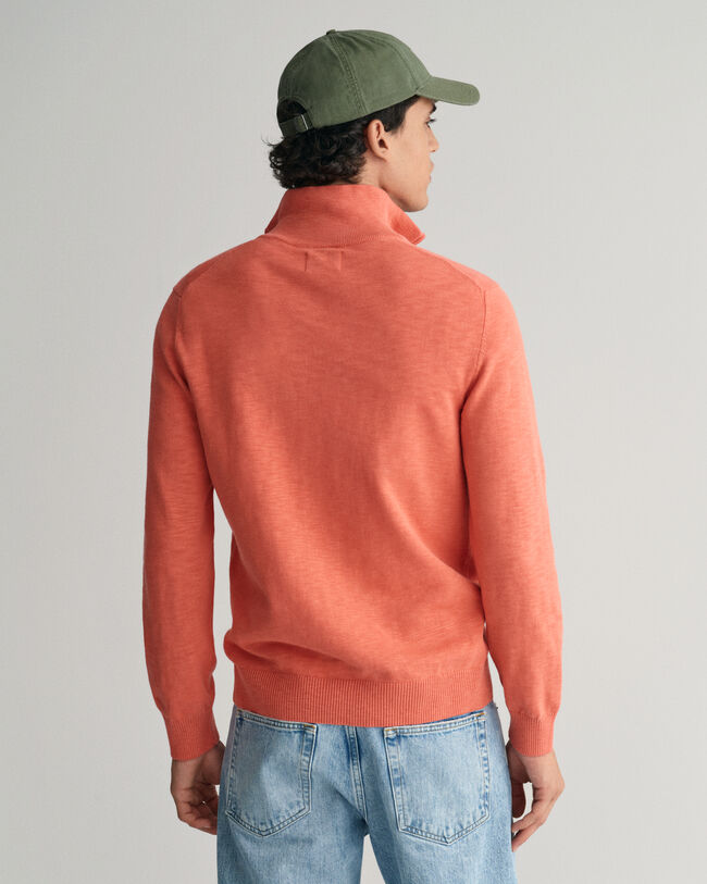 Pull &agrave; demi-zip Cotton Flamme