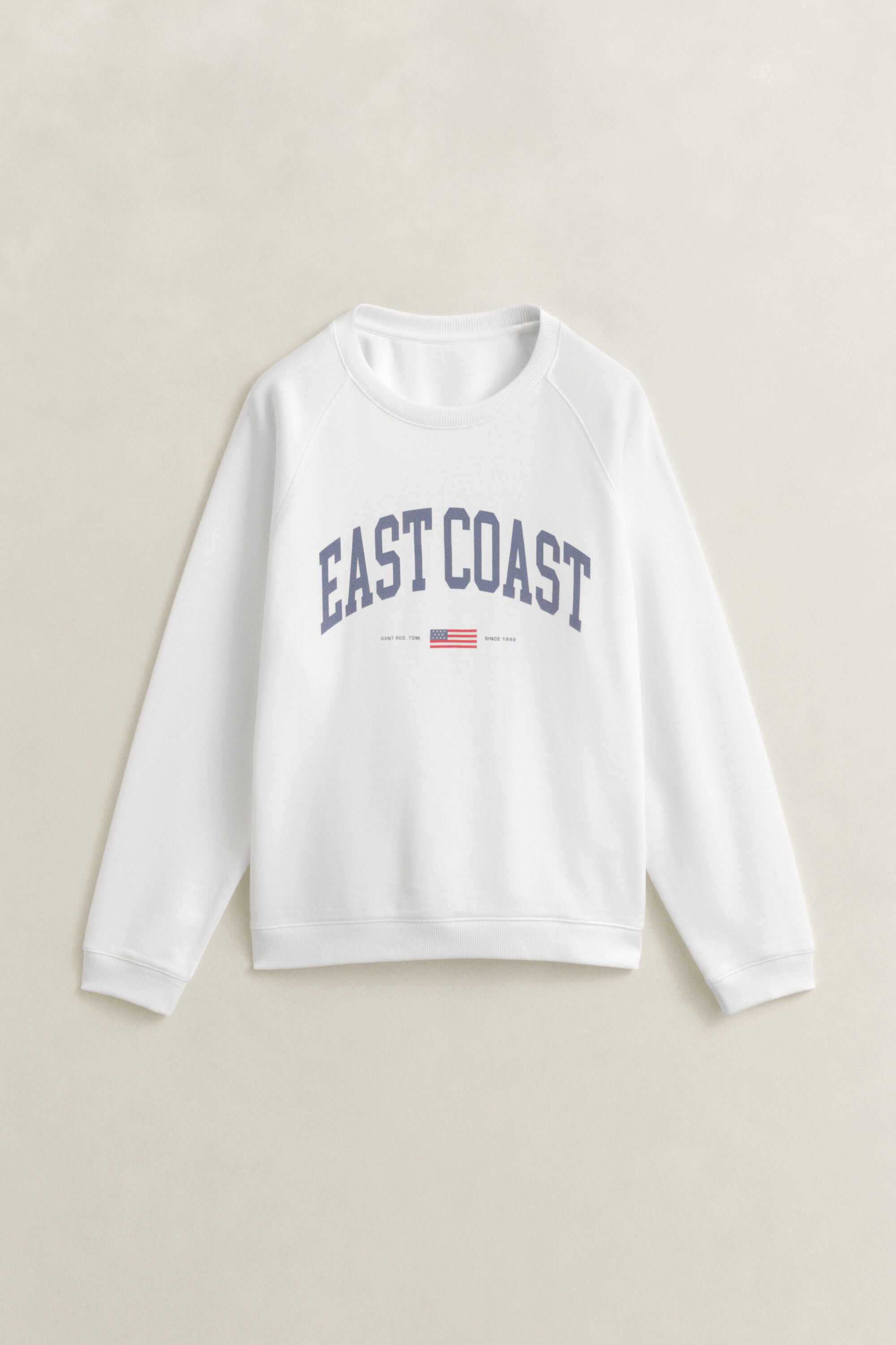 Sweat-shirt col rond à imprimé graphique