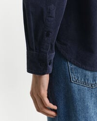 Chemise coupe regular en velours côtelé