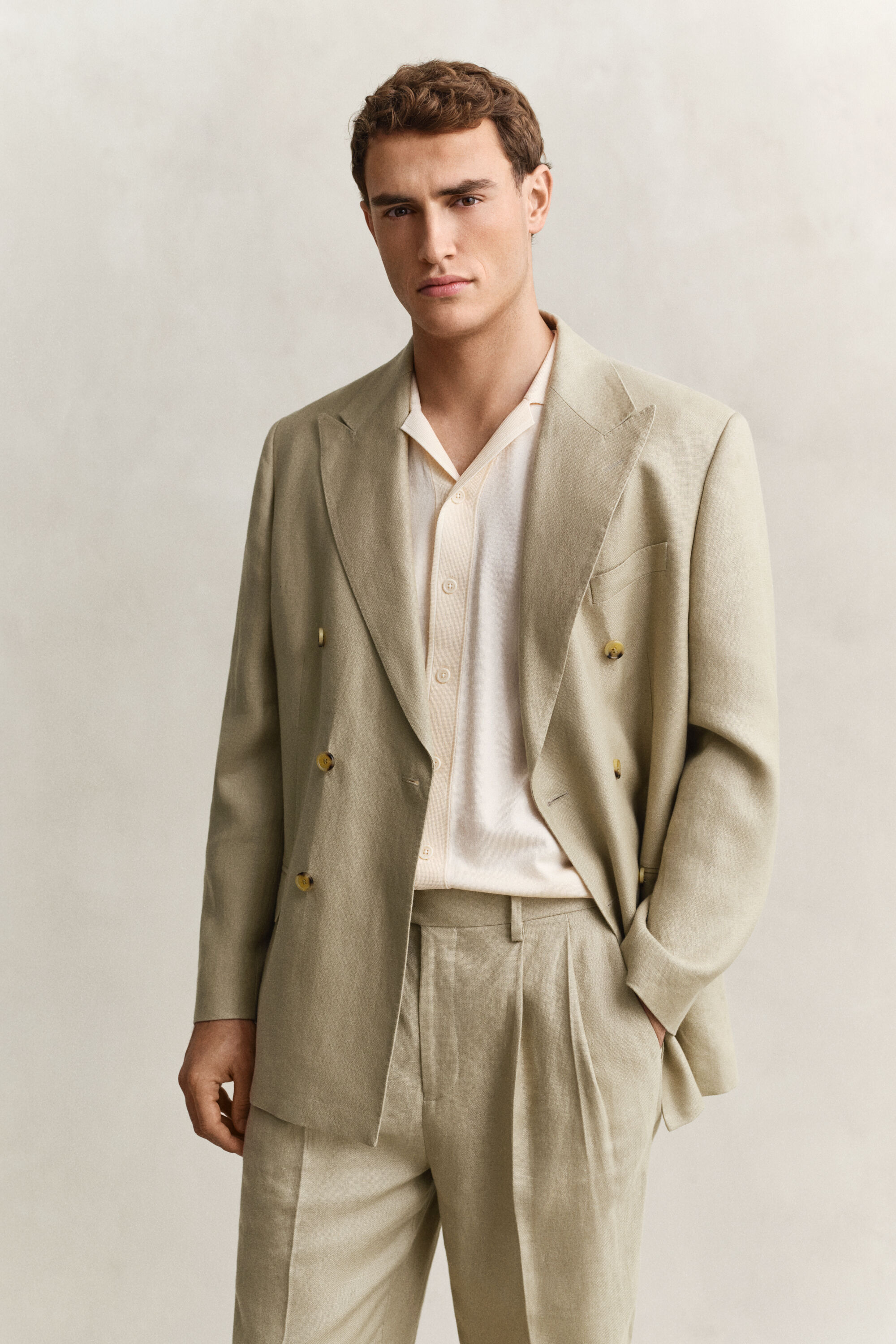 Veste de costume en lin