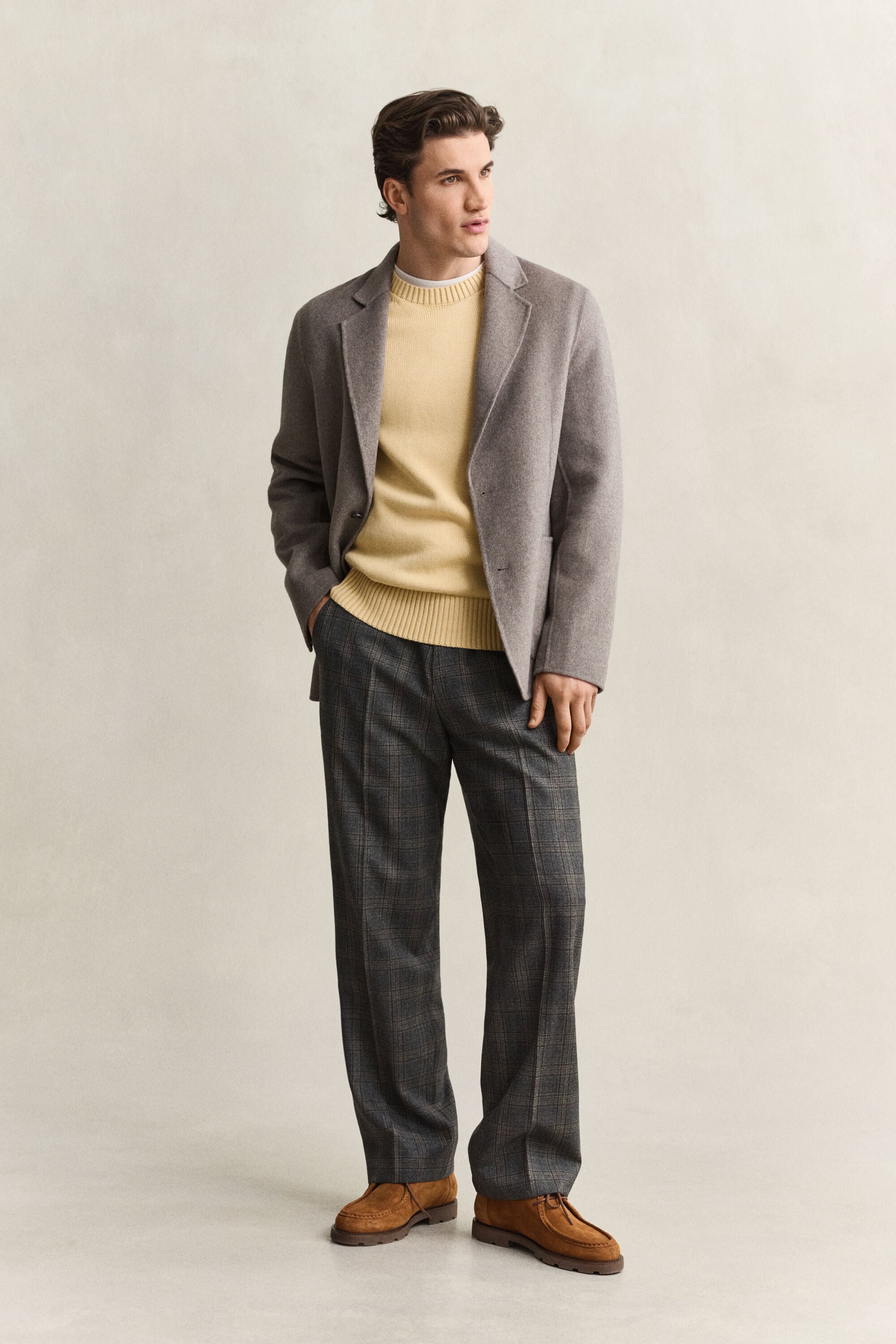 Veste blazer cousue main
