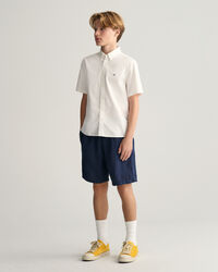 Chemise en coton Oxford &agrave; manches courtes Teens