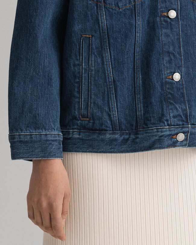 Veste en denim ultra-ample