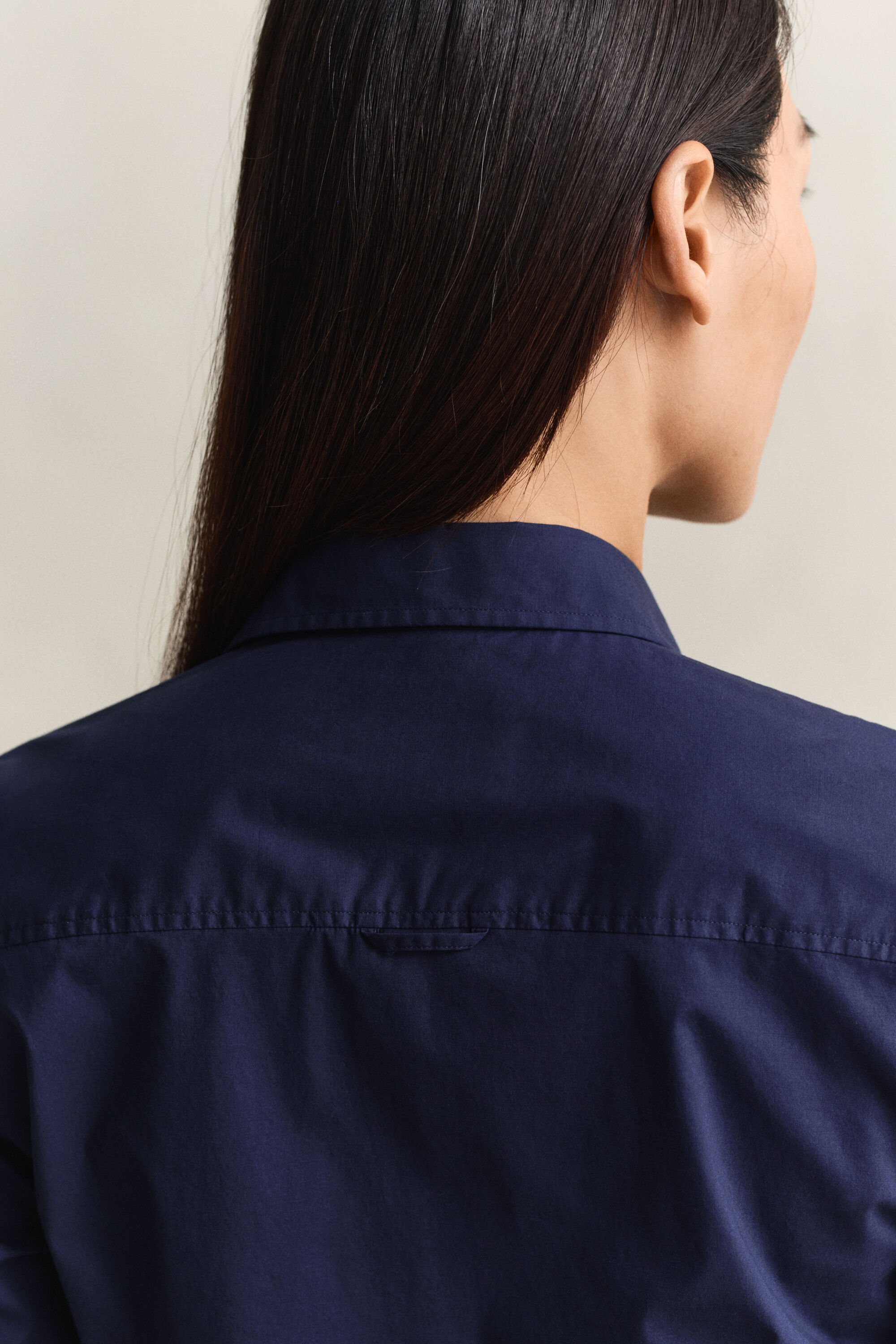 Chemise coupe slim en popeline