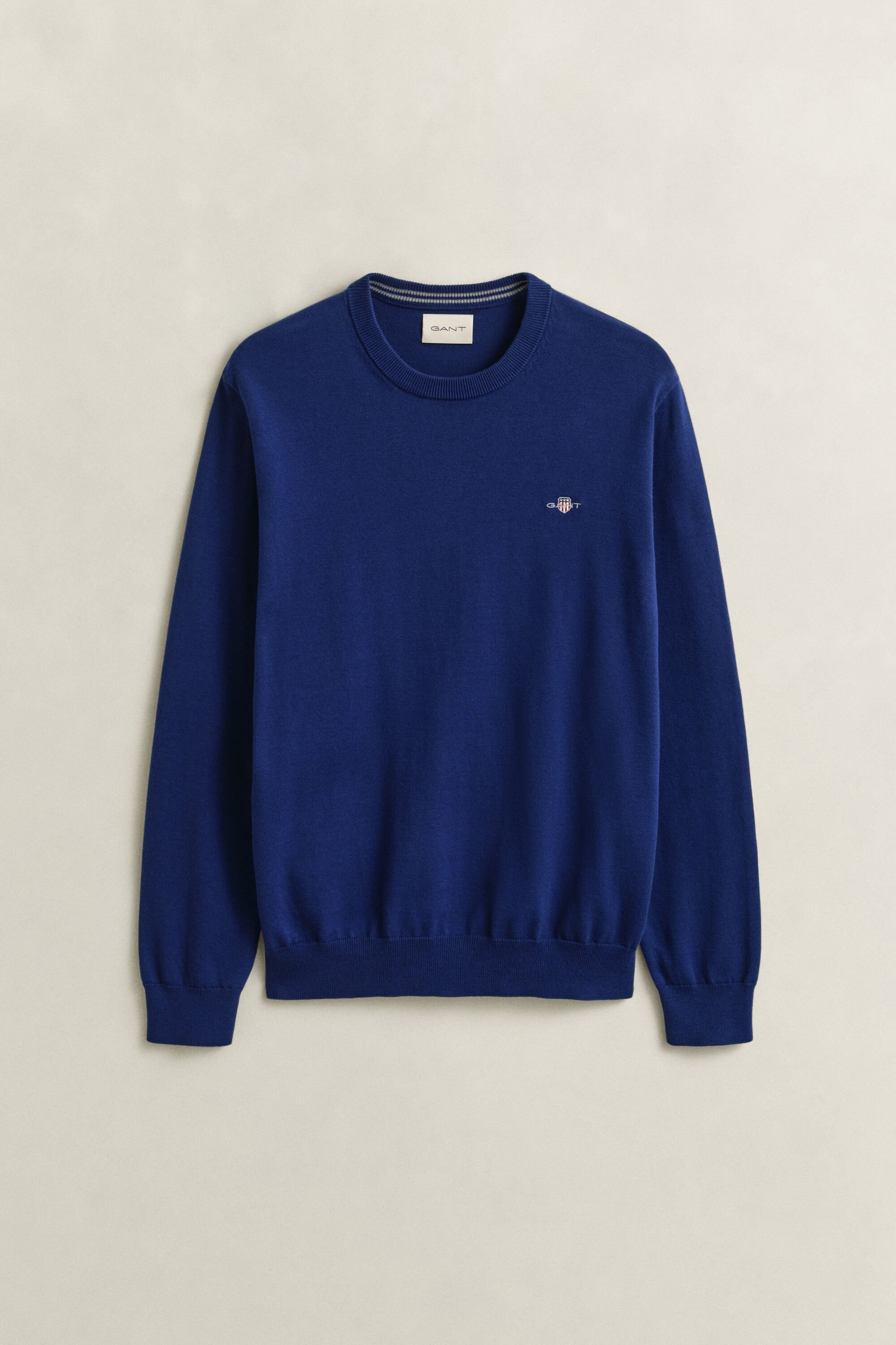 Pull col rond en coton