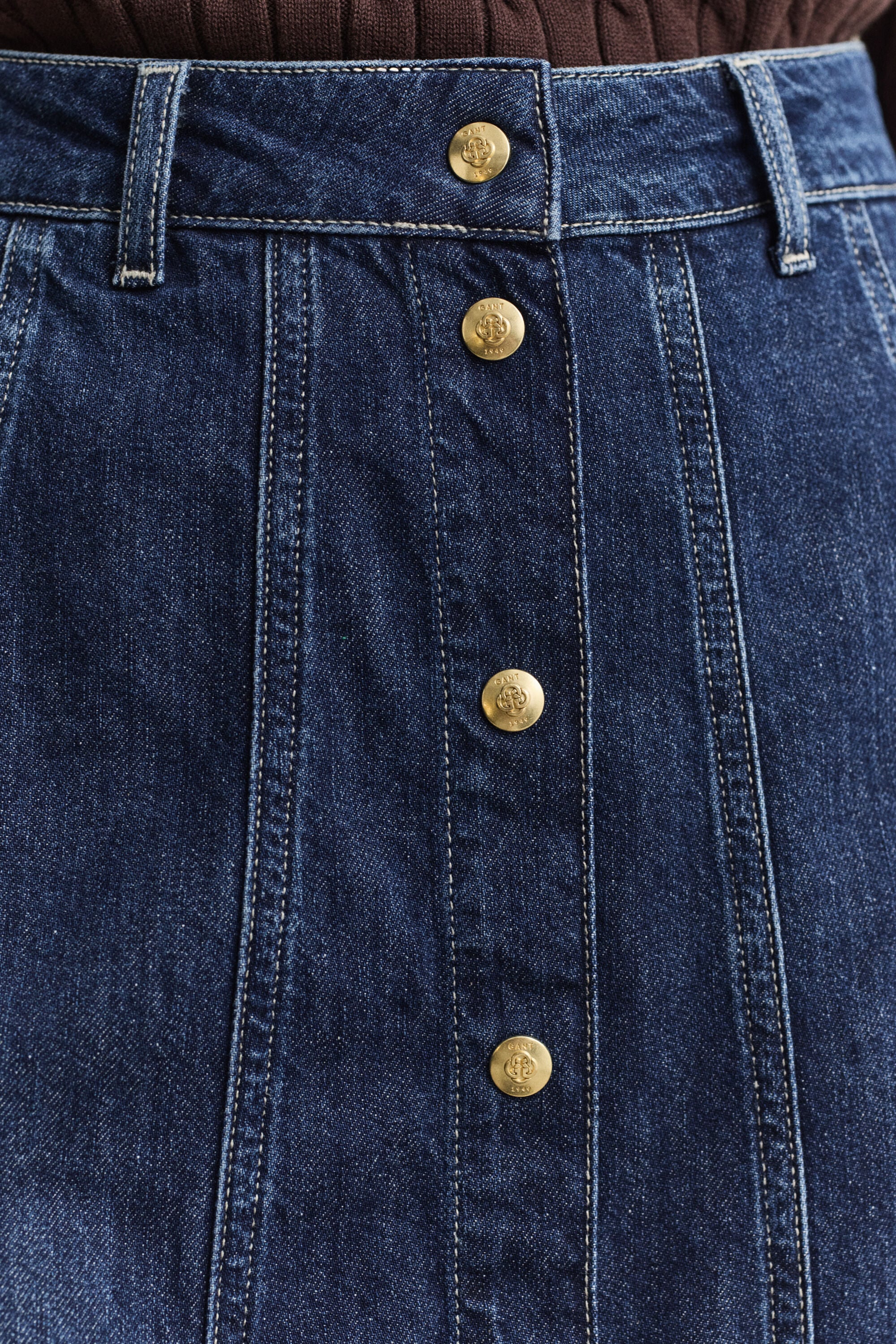 Jupe évasée en denim