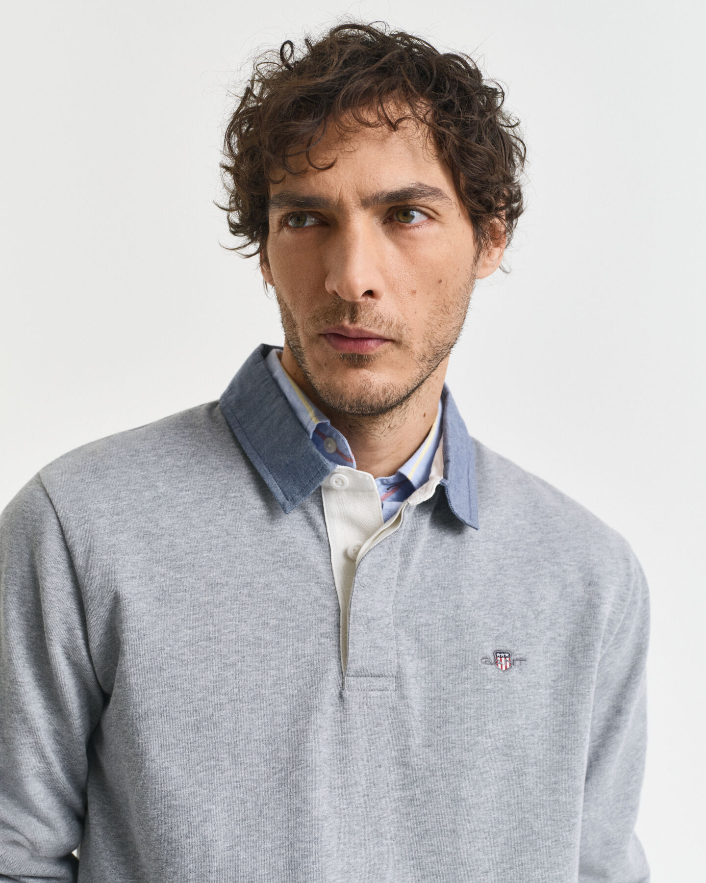 Heavy Rugger avec col en chambray