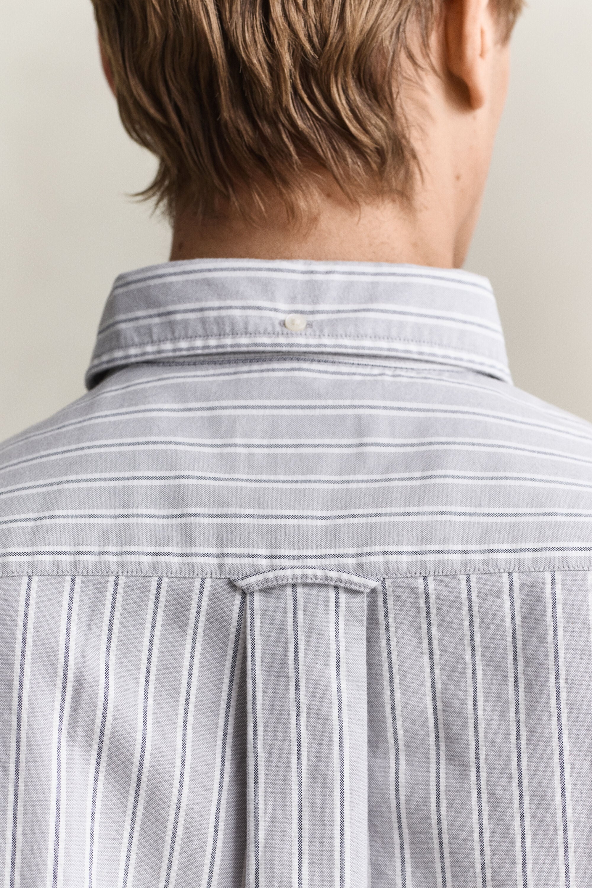 Chemise en coton Oxford classique à rayures