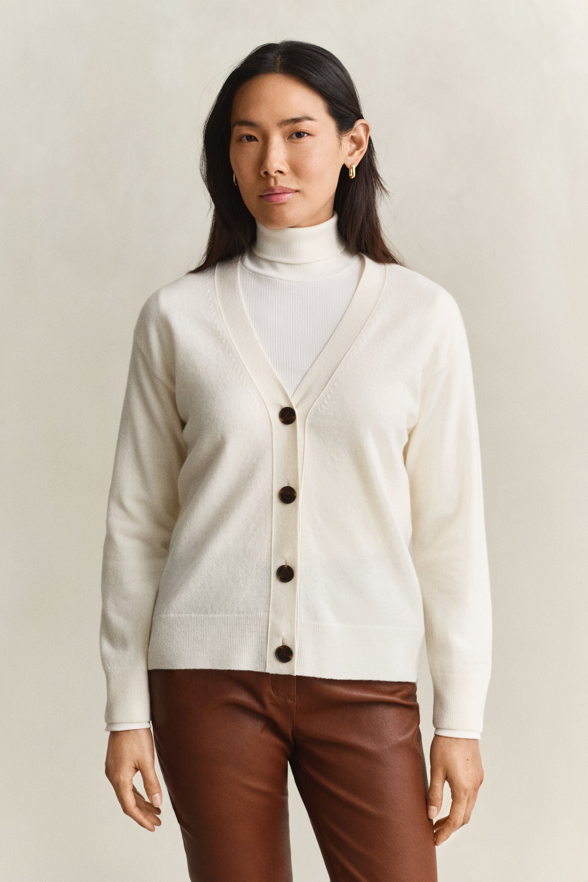 Cardigan en laine d'agneau ultrafine
