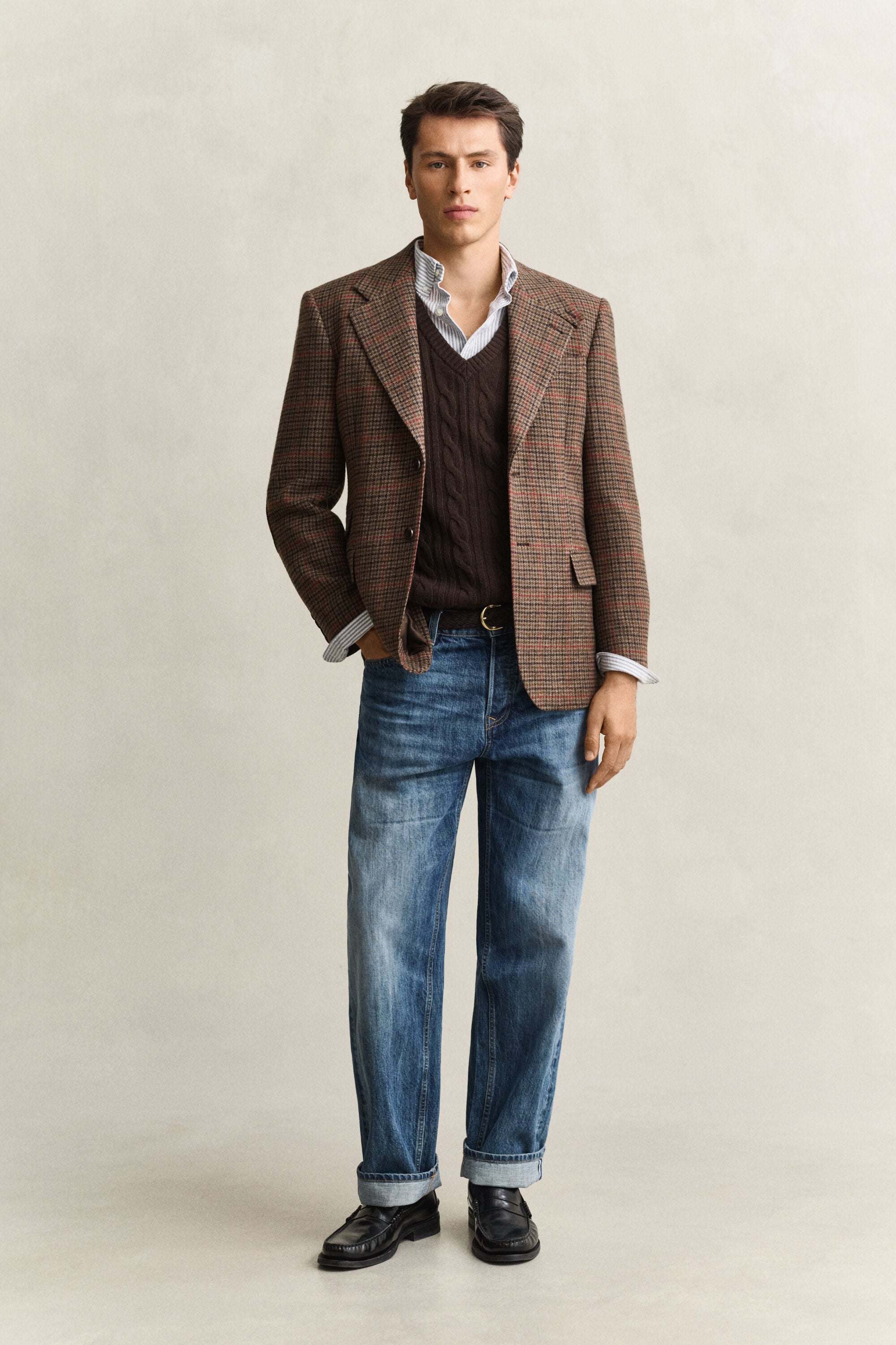 Veste sportive en tweed anglais