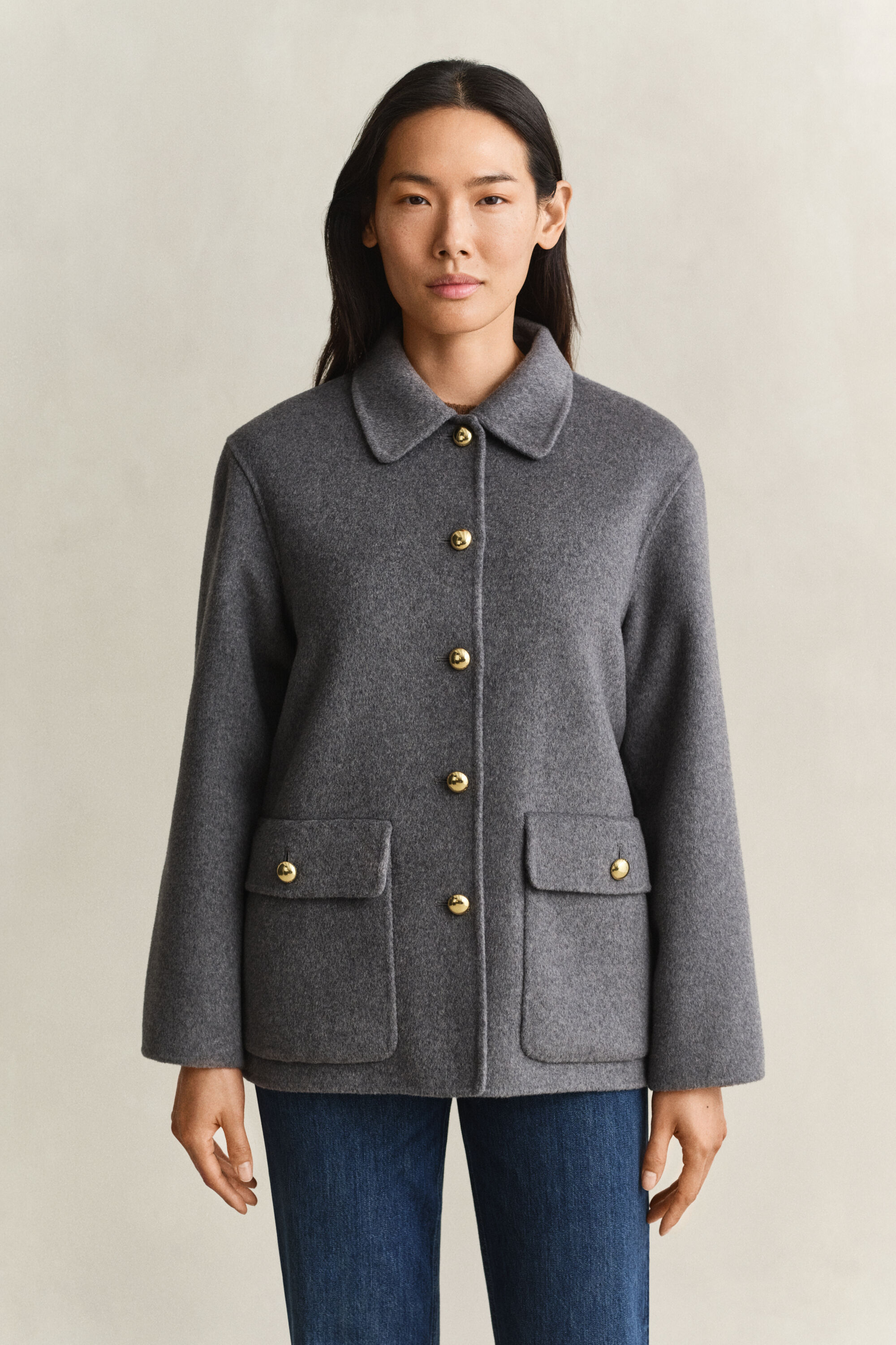Veste cousue main