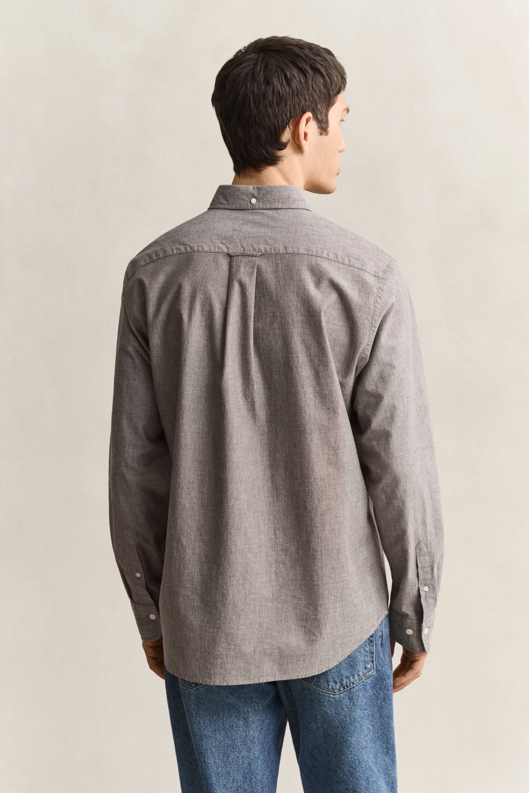 Chemise en popeline chinée Archive