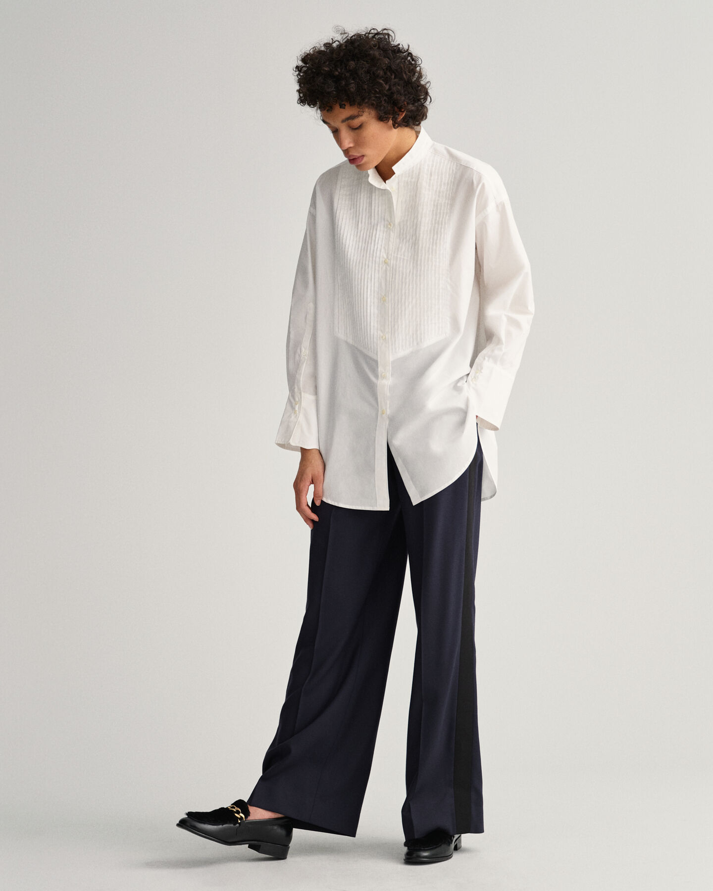 Chemise ultra-ample à nervures