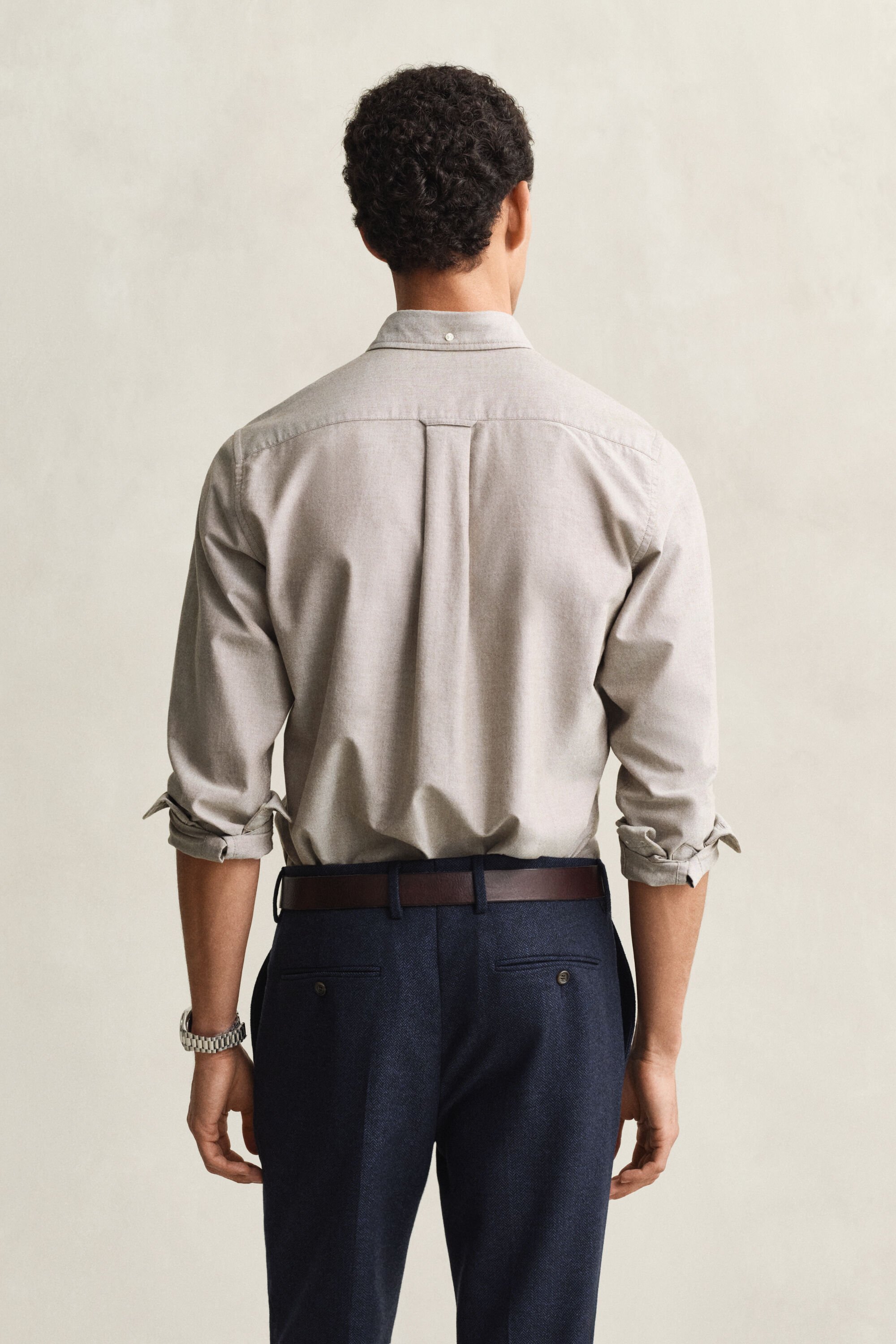 Chemise coupe regular en coton Oxford classique