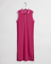 Robe-polo en coton piqu&eacute; Sunfaded