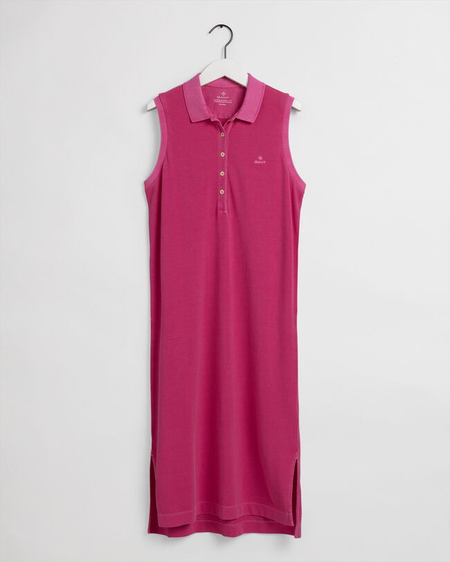 Robe-polo en coton piqu&eacute; Sunfaded