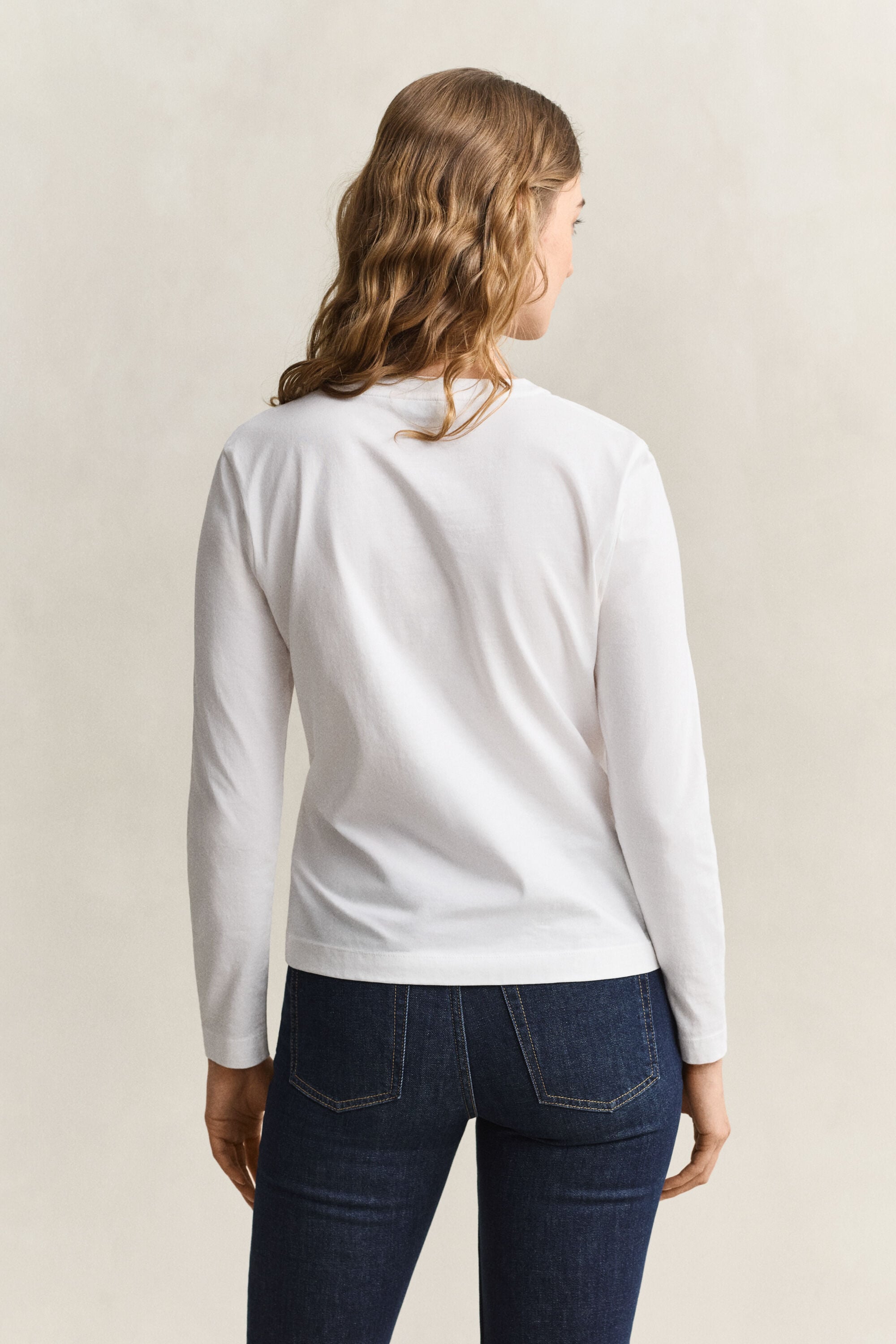 T-shirt à manches longues avec écusson