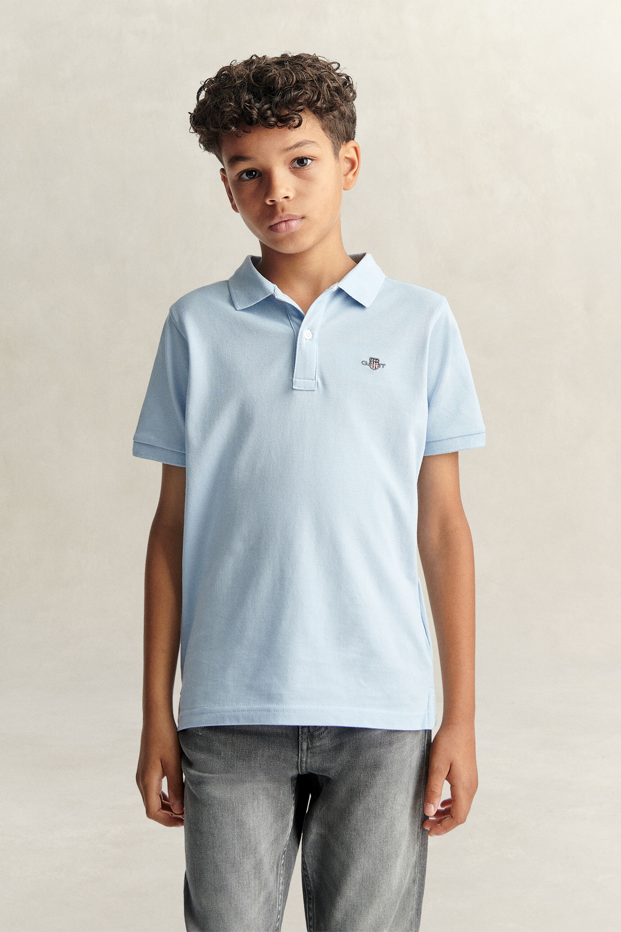 Polo avec écusson Ado