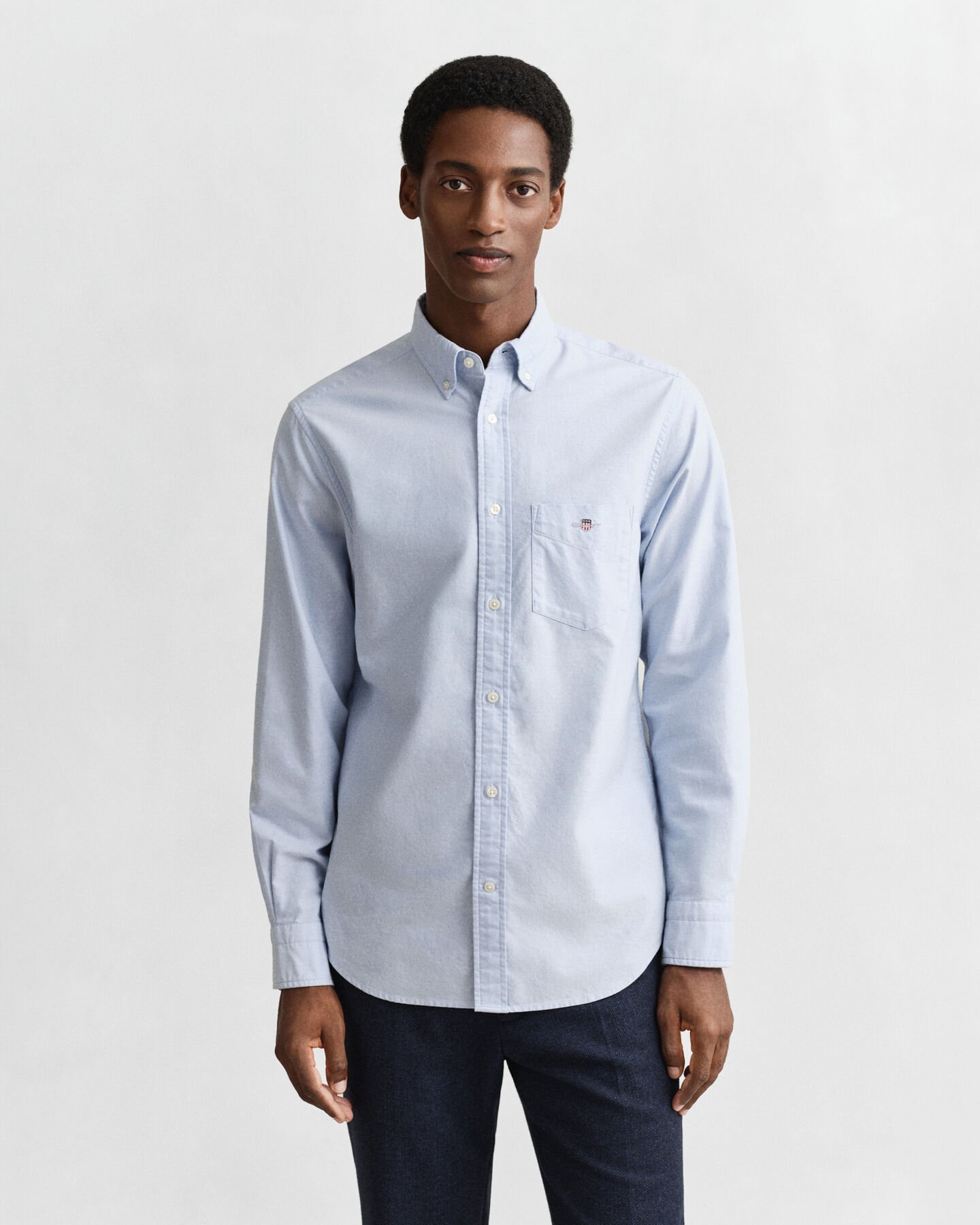 Chemise coupe regular en coton Oxford classique