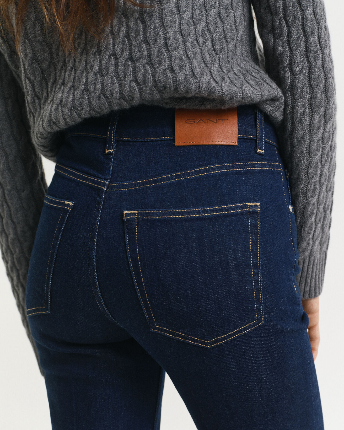 Jean coupe slim évasée