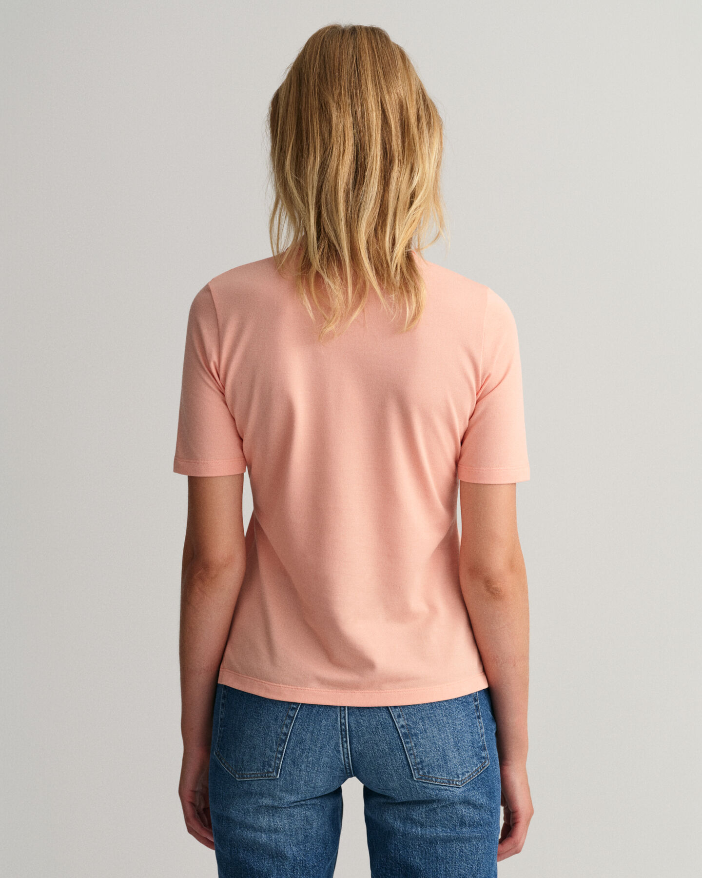 Polo en coton piqu&eacute; &agrave; manches courtes rallong&eacute;es Original