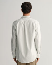 Chemise regular fit en coton Oxford &agrave; rayures Banker