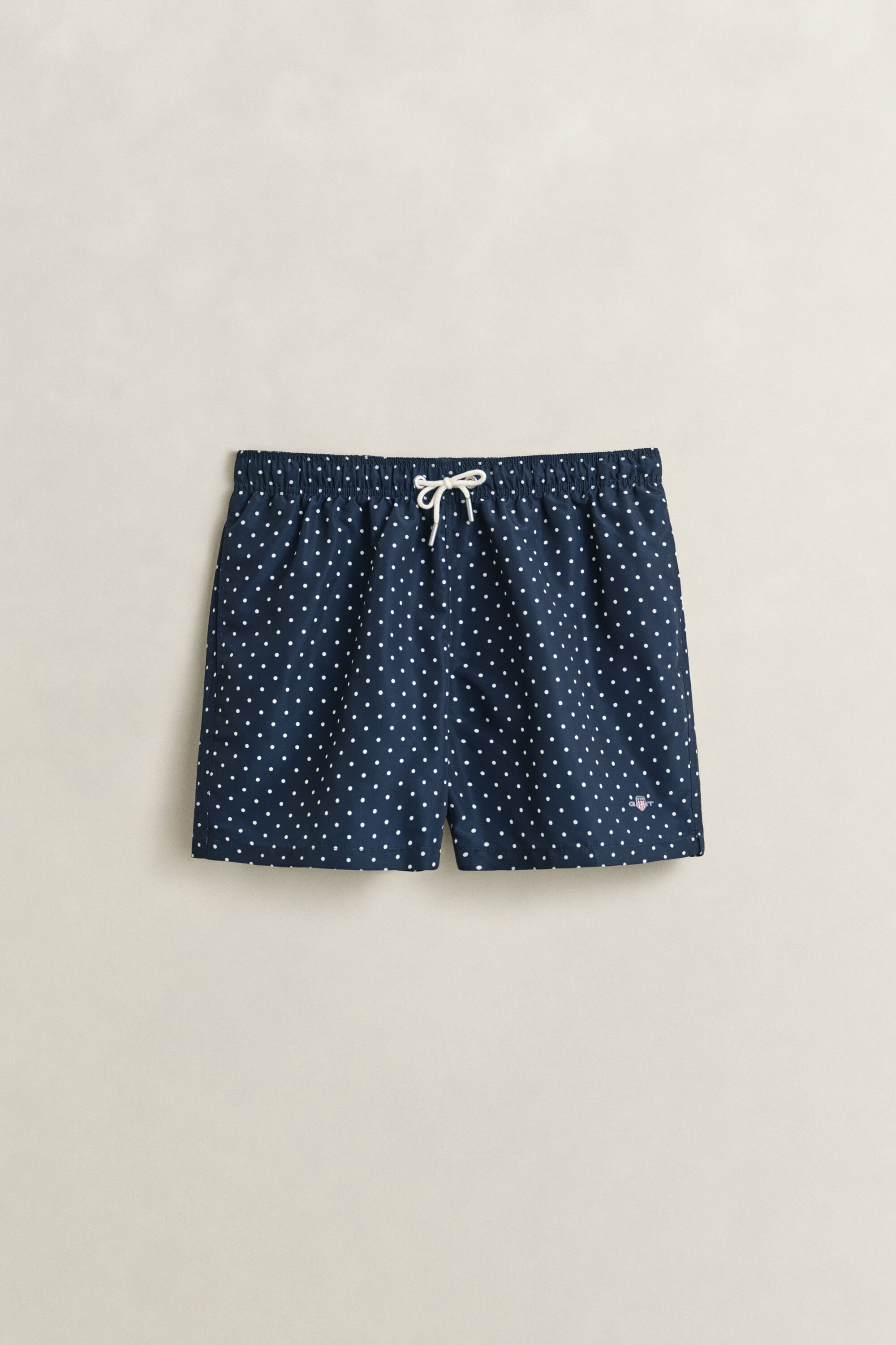 Short de bain à pois imprimés