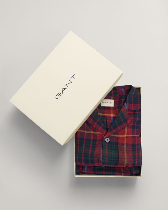 Coffret cadeau chemise et pantalon de pyjama en flanelle
