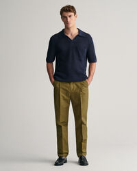 Pantalon de costume regular fit en coton