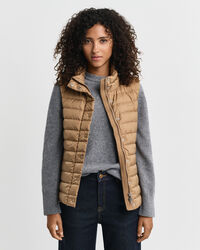 Doudoune sans manches légère en duvet