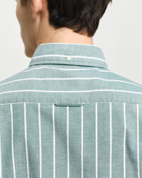 Chemise slim fit en coton Oxford stretch &agrave; rayures