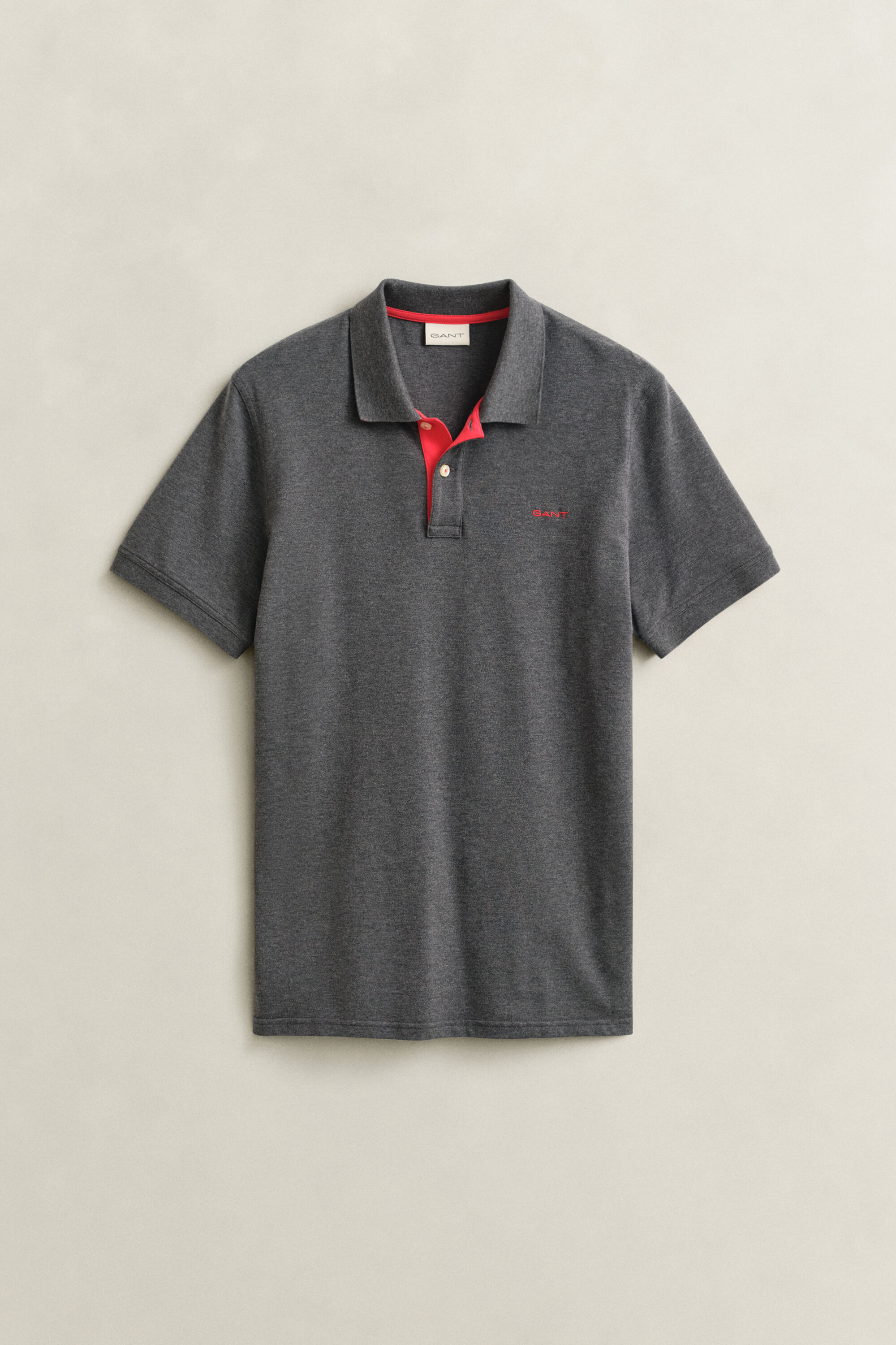 Polo en coton piqué contrastant