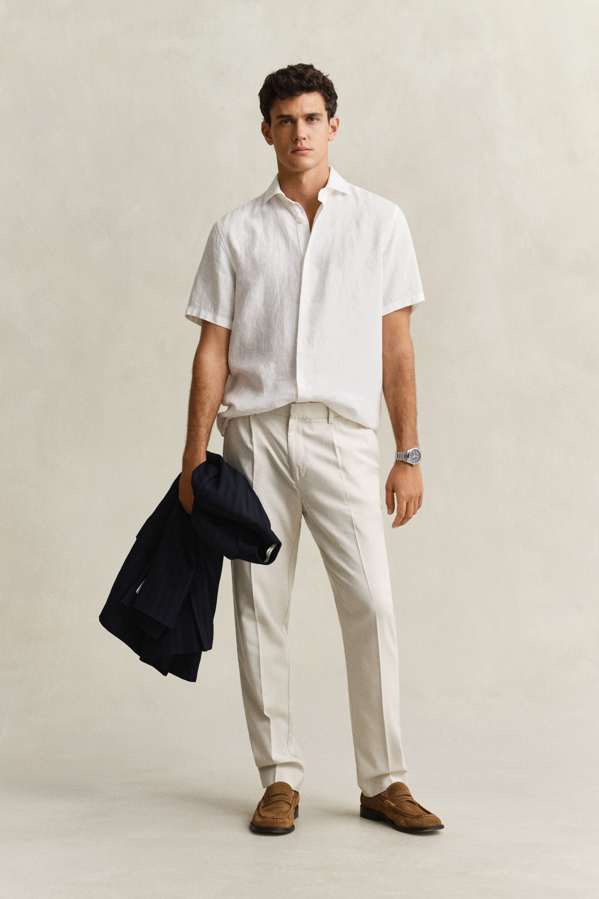 Pantalon en lyocell mélangé